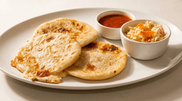 Frijol, Queso y Loroco / Beans, Cheese and Loroco.