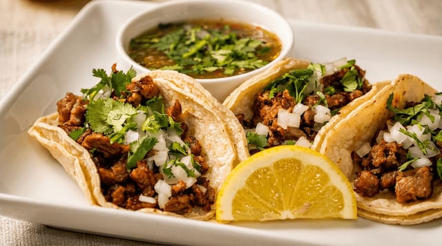 Taco de Pollo.
